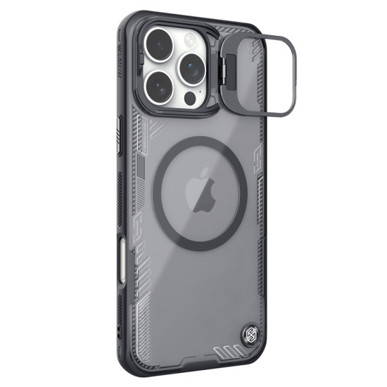 Apple iPhone 16 Pro Iceblade Prop магнитен прозрачен твърд гръб черен Apple iPhone 16 Pro Iceblade Prop магнитен прозрачен твърд гръб черен