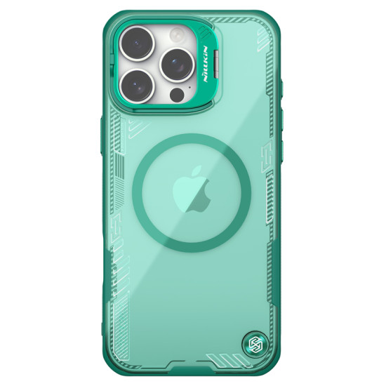 Apple iPhone 16 Pro Iceblade Prop магнитен прозрачен твърд гръб зелен