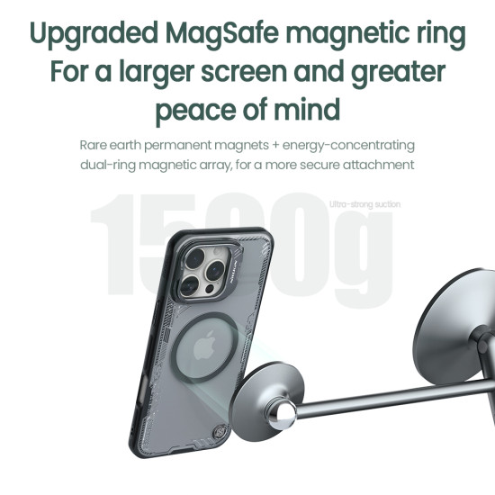 Apple iPhone 16 Pro Iceblade Prop магнитен прозрачен твърд гръб черен Apple iPhone 16 Pro Iceblade Prop магнитен прозрачен твърд гръб черен