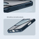 Apple iPhone 16 Pro Max магнитен Nature TPU Pro силиконов калъф прозрачен + синя рамка Apple iPhone 16 Pro Max магнитен Nature TPU Pro силиконов калъф прозрачен + синя рамка