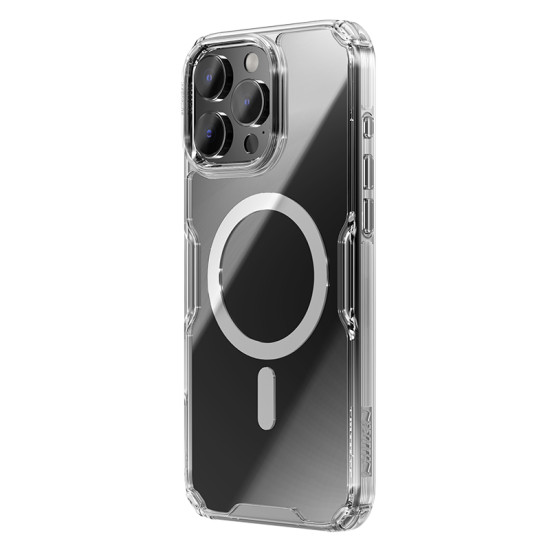 Apple iPhone 16 Pro Max магнитен Nature TPU Pro силиконов калъф прозрачен Apple iPhone 16 Pro Max магнитен Nature TPU Pro силиконов калъф прозрачен