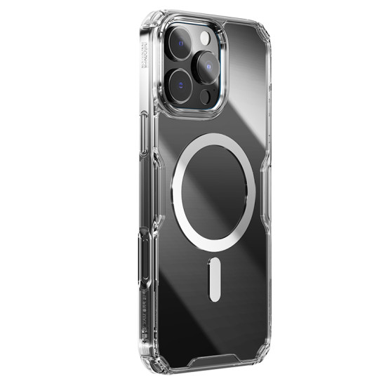 Apple iPhone 16 Pro Max магнитен Nature TPU Pro силиконов калъф прозрачен Apple iPhone 16 Pro Max магнитен Nature TPU Pro силиконов калъф прозрачен