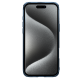 Apple iPhone 16 Pro Max магнитен Nature TPU Pro силиконов калъф прозрачен + синя рамка Apple iPhone 16 Pro Max магнитен Nature TPU Pro силиконов калъф прозрачен + синя рамка