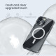 Apple iPhone 16 Pro магнитен Nature TPU Pro силиконов калъф прозрачен + синя рамка Apple iPhone 16 Pro магнитен Nature TPU Pro силиконов калъф прозрачен + синя рамка