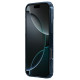 Apple iPhone 16 Pro магнитен Nature TPU Pro силиконов калъф прозрачен + синя рамка Apple iPhone 16 Pro магнитен Nature TPU Pro силиконов калъф прозрачен + синя рамка