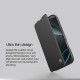 Apple iPhone 16 Pro QIN Prop кожен флип калъф черен