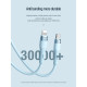 Nillkin Flowspeed Type - C към Lightning кабел от течен силикон , 27W черен Nillkin Flowspeed Type - C към Lightning кабел от течен силикон , 27W черен