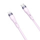 Nillkin Flowspeed Type - C към Lightning кабел от течен силикон , 27W лилав