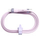Nillkin Flowspeed Type - C към Lightning кабел от течен силикон , 27W лилав