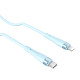 Nillkin Flowspeed Type - C към Lightning кабел от течен силикон , 27W син Nillkin Flowspeed Type - C към Lightning кабел от течен силикон , 27W син