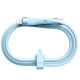 Nillkin Flowspeed Type - C към Lightning кабел от течен силикон , 27W син Nillkin Flowspeed Type - C към Lightning кабел от течен силикон , 27W син