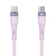 Nillkin Flowspeed Type - C към Type - C кабел от течен силикон , 60W лилав Nillkin Flowspeed Type - C към Type - C кабел от течен силикон , 60W лилав