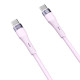 Nillkin Flowspeed Type - C към Type - C кабел от течен силикон , 60W лилав Nillkin Flowspeed Type - C към Type - C кабел от течен силикон , 60W лилав
