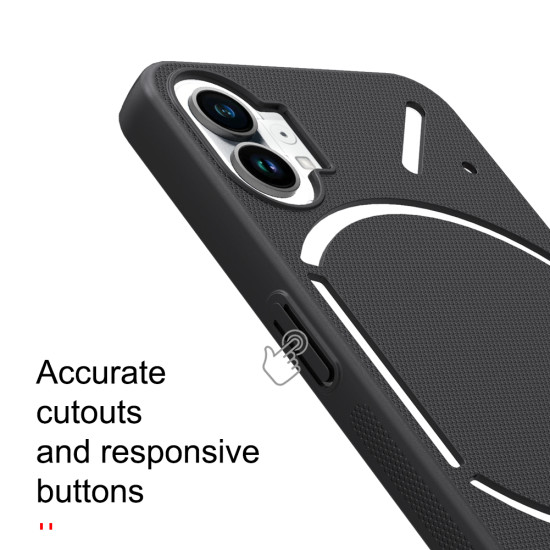 Noting phone 1 калъф твърд гръб Nillkin черен Noting phone 1 калъф твърд гръб Nillkin черен