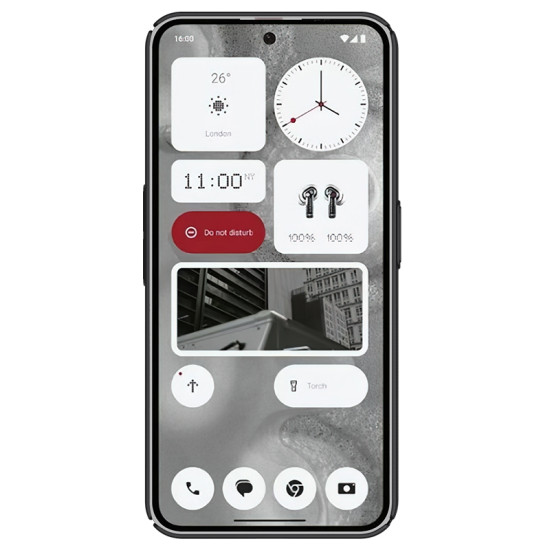 Noting phone 2 калъф твърд гръб Nillkin черен Noting phone 2 калъф твърд гръб Nillkin черен