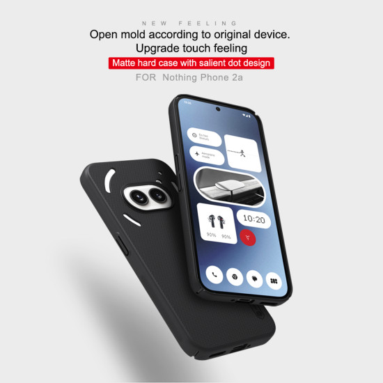 Noting phone 2A калъф твърд гръб Nillkin черен Noting phone 2A калъф твърд гръб Nillkin черен