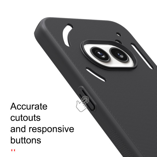 Noting phone 2A калъф твърд гръб Nillkin черен Noting phone 2A калъф твърд гръб Nillkin черен