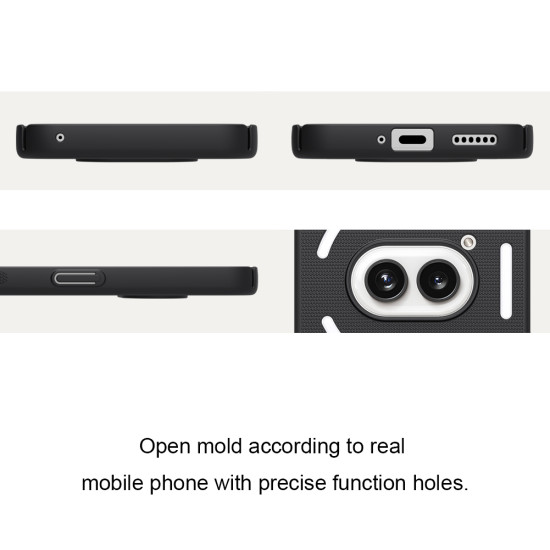 Noting phone 2A калъф твърд гръб Nillkin черен Noting phone 2A калъф твърд гръб Nillkin черен