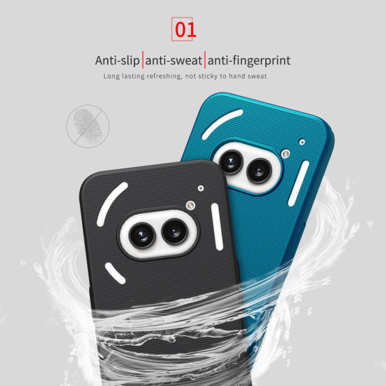Noting phone 2A калъф твърд гръб Nillkin черен Noting phone 2A калъф твърд гръб Nillkin черен