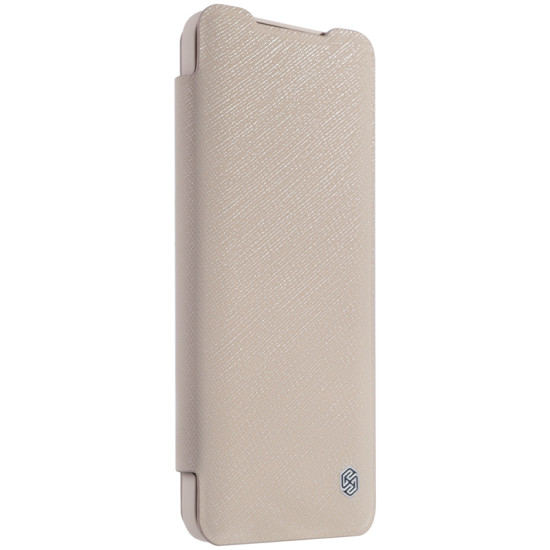 Samsung Galaxy S20 Ultra кожен флип калъф Ming бежов Samsung Galaxy S20 Ultra кожен флип калъф Ming бежов