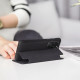 Samsung Galaxy S20 Ultra кожен флип калъф Ming бежов Samsung Galaxy S20 Ultra кожен флип калъф Ming бежов