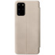 Samsung Galaxy S20 Plus кожен флип калъф Ming бежов Samsung Galaxy S20 Plus кожен флип калъф Ming бежов
