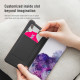 Samsung Galaxy S20 Plus кожен флип калъф Ming бежов Samsung Galaxy S20 Plus кожен флип калъф Ming бежов