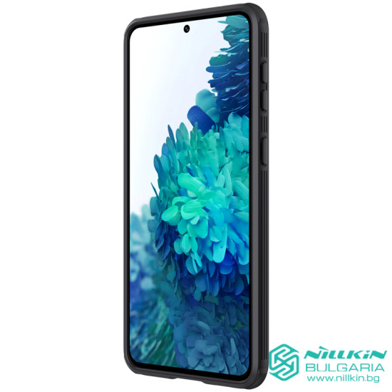 Samsung S21 Plus твърд гръб със защита на камерата Nillkin черен Samsung S21 Plus твърд гръб със защита на камерата Nillkin черен