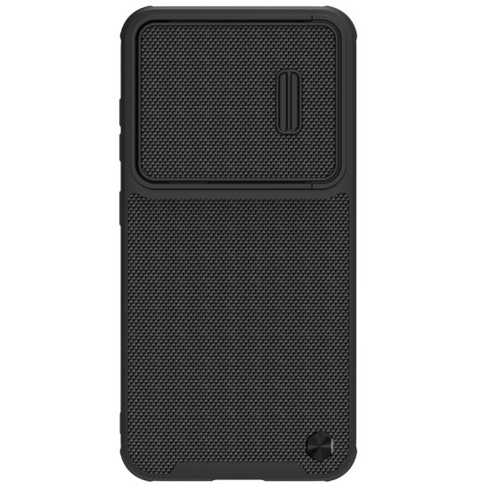 Samsung S23 Plus текстуриран калъф със защита на камерата Nillkin черен Samsung S23 Plus текстуриран калъф със защита на камерата Nillkin черен