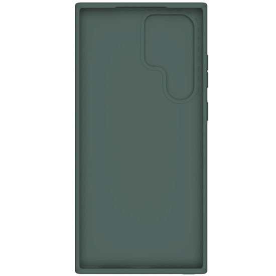 Samsung S23 Ultra силиконов калъф със защита на камерата зелен Samsung S23 Ultra силиконов калъф със защита на камерата зелен