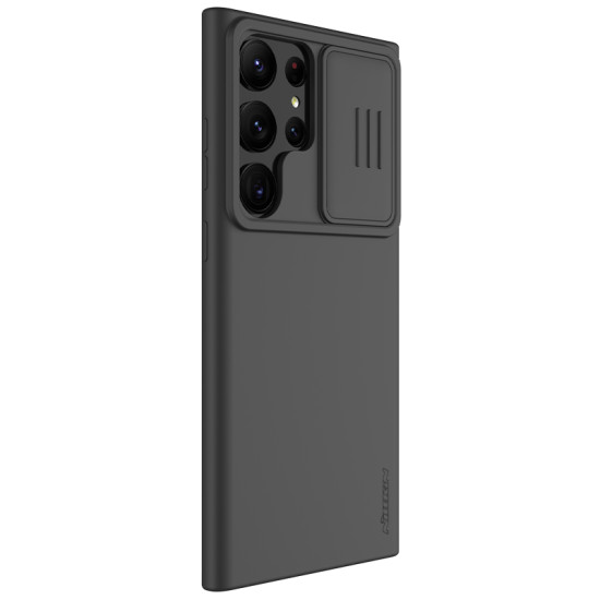 Samsung S23 Ultra магнитен силиконов калъф със защита на камерата черен Samsung S23 Ultra магнитен силиконов калъф със защита на камерата черен