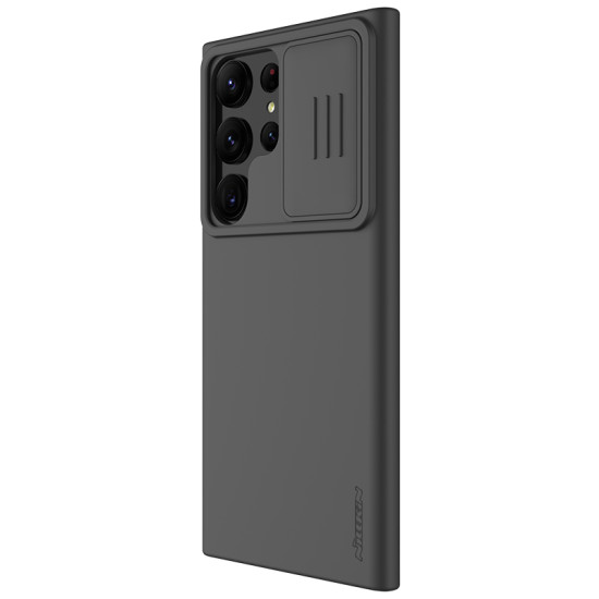 Samsung S23 Ultra магнитен силиконов калъф със защита на камерата черен Samsung S23 Ultra магнитен силиконов калъф със защита на камерата черен