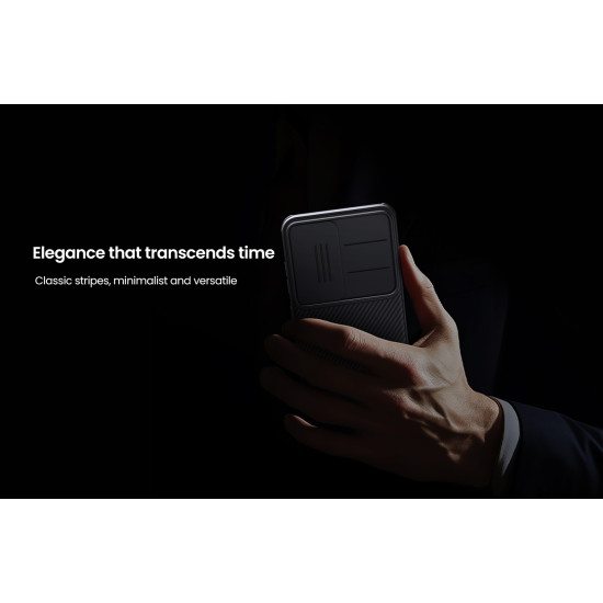 Samsung S25 магнитен твърд гръб със защита на камерата Nillkin черен Samsung S25 магнитен твърд гръб със защита на камерата Nillkin черен