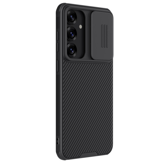 Samsung S25 магнитен твърд гръб със защита на камерата Nillkin черен Samsung S25 магнитен твърд гръб със защита на камерата Nillkin черен