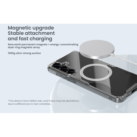 Samsung S25 магнитен Nature TPU Pro силиконов калъф прозрачен Samsung S25 магнитен Nature TPU Pro силиконов калъф прозрачен