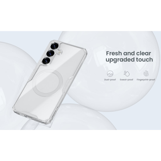 Samsung S25 магнитен Nature TPU Pro силиконов калъф прозрачен Samsung S25 магнитен Nature TPU Pro силиконов калъф прозрачен