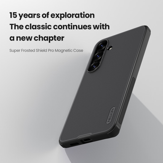 Samsung S25 магнитен калъф твърд гръб Nillkin черен Samsung S25 магнитен калъф твърд гръб Nillkin черен