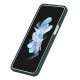 Samsung Galaxy Z Flip 4 5G силиконов калъф със защита на камерата зелен Samsung Galaxy Z Flip 4 5G силиконов калъф със защита на камерата зелен