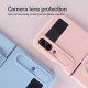 Samsung Galaxy Z Flip 4 5G силиконов калъф със защита на камерата черен