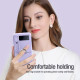Samsung Galaxy Z Flip 4 5G силиконов калъф със защита на камерата черен