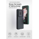 Samsung Galaxy Z Fold 3/W22 5G калъф със защита на камерата тъмно зелен