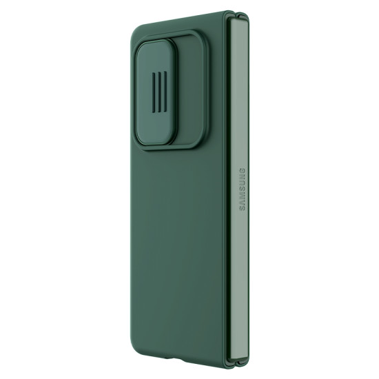 Samsung Galaxy Z Fold 3/W22 5G калъф със защита на камерата тъмно зелен Samsung Galaxy Z Fold 3/W22 5G калъф със защита на камерата тъмно зелен