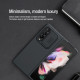Samsung Galaxy Z Fold 3/W22 5G калъф със защита на камерата тъмно зелен