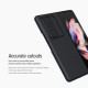 Samsung Galaxy Z Fold 3/W22 5G калъф със защита на камерата тъмно зелен