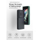 Samsung Galaxy Z Fold 4 5G силиконов калъф със защита на камерата черен