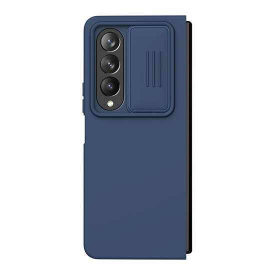 Samsung Galaxy Z Fold 4 5G силиконов калъф със защита на камерата син Samsung Galaxy Z Fold 4 5G силиконов калъф със защита на камерата син