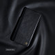 Samsung Galaxy Z Fold 4 5G Кожен калъф Qin черен