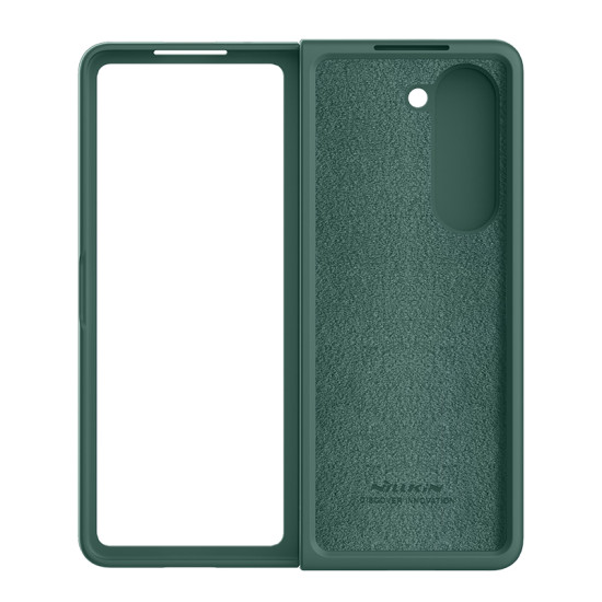 Samsung Galaxy Z Fold 5 5G силиконов калъф със защита на камерата зелен Samsung Galaxy Z Fold 5 5G силиконов калъф със защита на камерата зелен