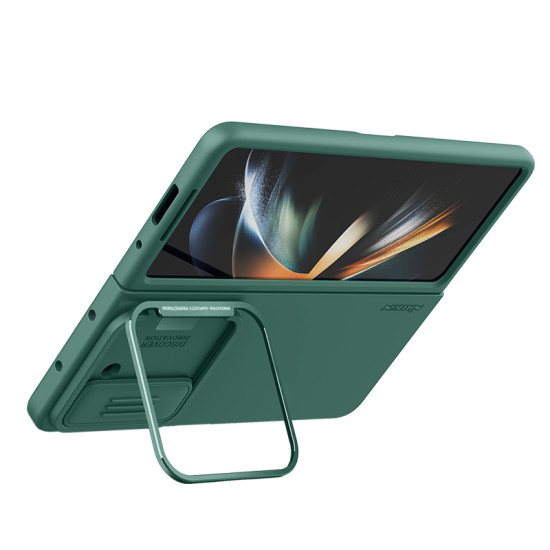 Samsung Galaxy Z Fold 5 5G силиконов калъф със защита на камерата зелен Samsung Galaxy Z Fold 5 5G силиконов калъф със защита на камерата зелен