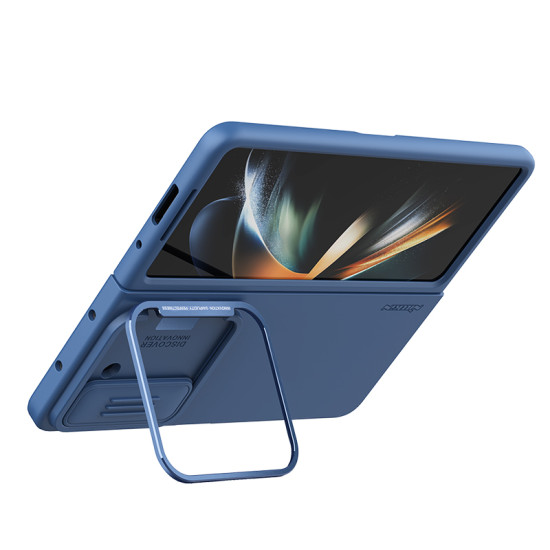 Samsung Galaxy Z Fold 5 5G силиконов калъф със защита на камерата син Samsung Galaxy Z Fold 5 5G силиконов калъф със защита на камерата син